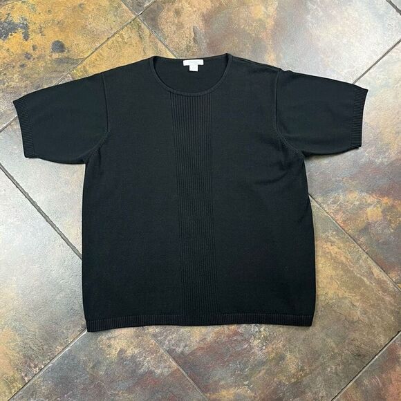 Dress Barn Women’s Black Short Sleeve Sweater 1X - Picture 5 of 11